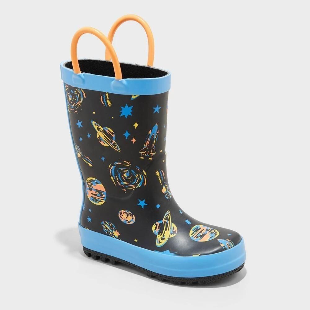 Toddler Cash Rain Boots - Cat & Jack Blue 5T